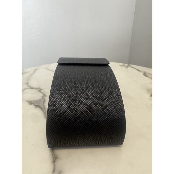 Prada Black Saffiano Sunglasses Case w/ New Cleaning Cloth & Booklet Replacement - Picture 4 of 14